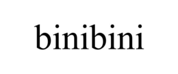 BINIBINI trademark