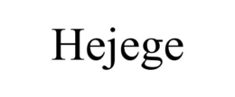 HEJEGE trademark