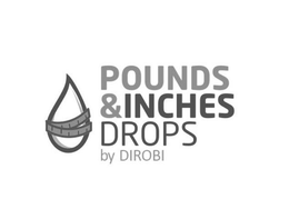 POUNDS &INCHES DROPS BY DIROBI trademark