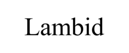 LAMBID trademark