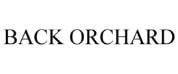 BACK ORCHARD trademark