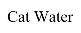 CAT WATER trademark