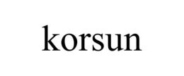 KORSUN trademark