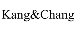 KANG&CHANG trademark