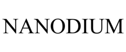 NANODIUM trademark