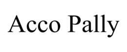 ACCO PALLY trademark