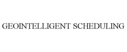 GEOINTELLIGENT SCHEDULING trademark