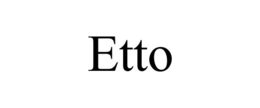ETTO trademark
