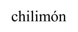 CHILIMÓN trademark