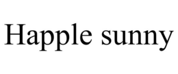HAPPLE SUNNY trademark
