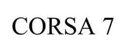 CORSA 7 trademark