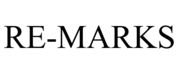 RE-MARKS trademark