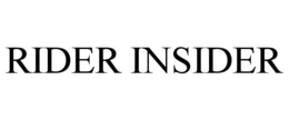 RIDER INSIDER trademark