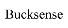 BUCKSENSE trademark
