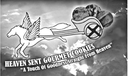 HEAVEN SENT GOURMET COOKIES "A TOUCH OF GOODNESS STRAIGHT FROM HEAVEN" trademark