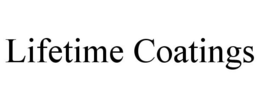 LIFETIME COATINGS trademark