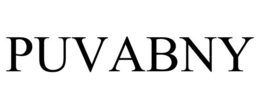 PUVABNY trademark