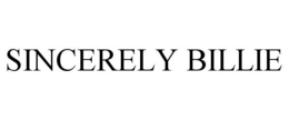 SINCERELY BILLIE trademark