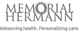 MEMORIAL HERMANN ADVANCING HEALTH. PERSONALIZING CARE. trademark