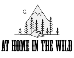 AT HOME IN THE WILD trademark