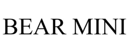 BEAR MINI trademark