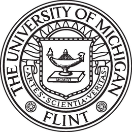 THE UNIVERSITY OF MICHIGAN FLINT ARTES SCIENTIA VERITAS MCMLVI trademark
