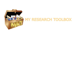 MRT MY RESEARCH TOOLBOX trademark