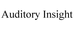 AUDITORY INSIGHT trademark