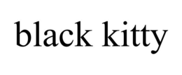 BLACK KITTY trademark