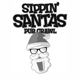 SIPPIN' SANTAS PUB CRAWL trademark