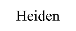HEIDEN trademark