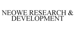 NEOWE RESEARCH & DEVELOPMENT trademark