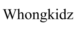 WHONGKIDZ trademark