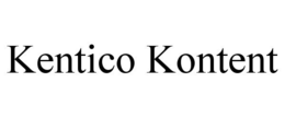 KENTICO KONTENT trademark