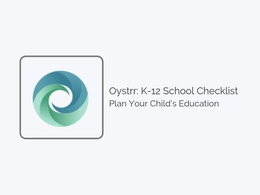 OYSTRR: K-12 SCHOOL CHECKLIST, PLAN YOUR CHILD'S EDUCATION trademark