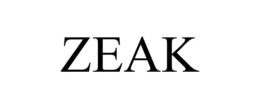 ZEAK trademark