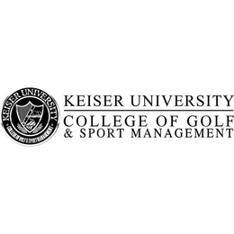 KEISER UNIVERSITY COLLEGE OF GOLF & SPORT MANAGEMENT trademark