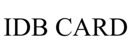 IDB CARD trademark