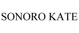 SONORO KATE trademark