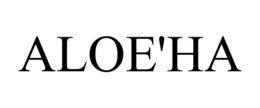 ALOE'HA trademark