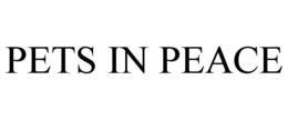 PETS IN PEACE trademark