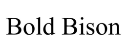 BOLD BISON trademark