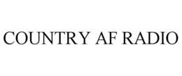 COUNTRY AF RADIO trademark