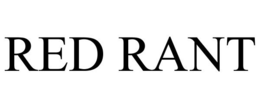 RED RANT trademark