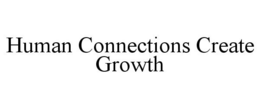 HUMAN CONNECTIONS CREATE GROWTH trademark