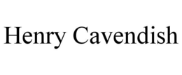 HENRY CAVENDISH trademark