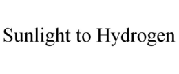 SUNLIGHT TO HYDROGEN trademark