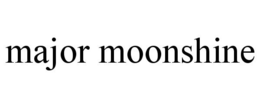 MAJOR MOONSHINE trademark