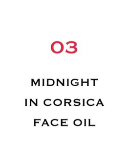 03 MIDNIGHT IN CORSICA FACE OIL trademark