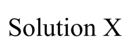 SOLUTION X trademark